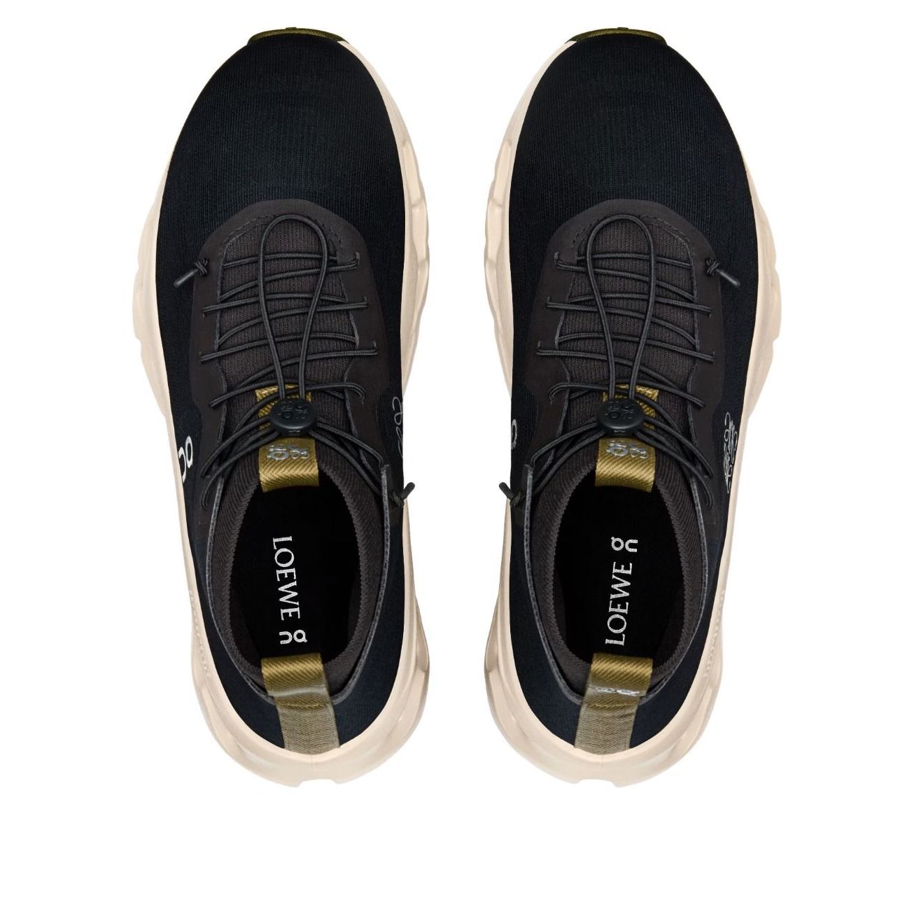 (WMNS) On Running x Loewe Cloudtilt Hi 'Black Oatmeal Olive' 3WG10765483