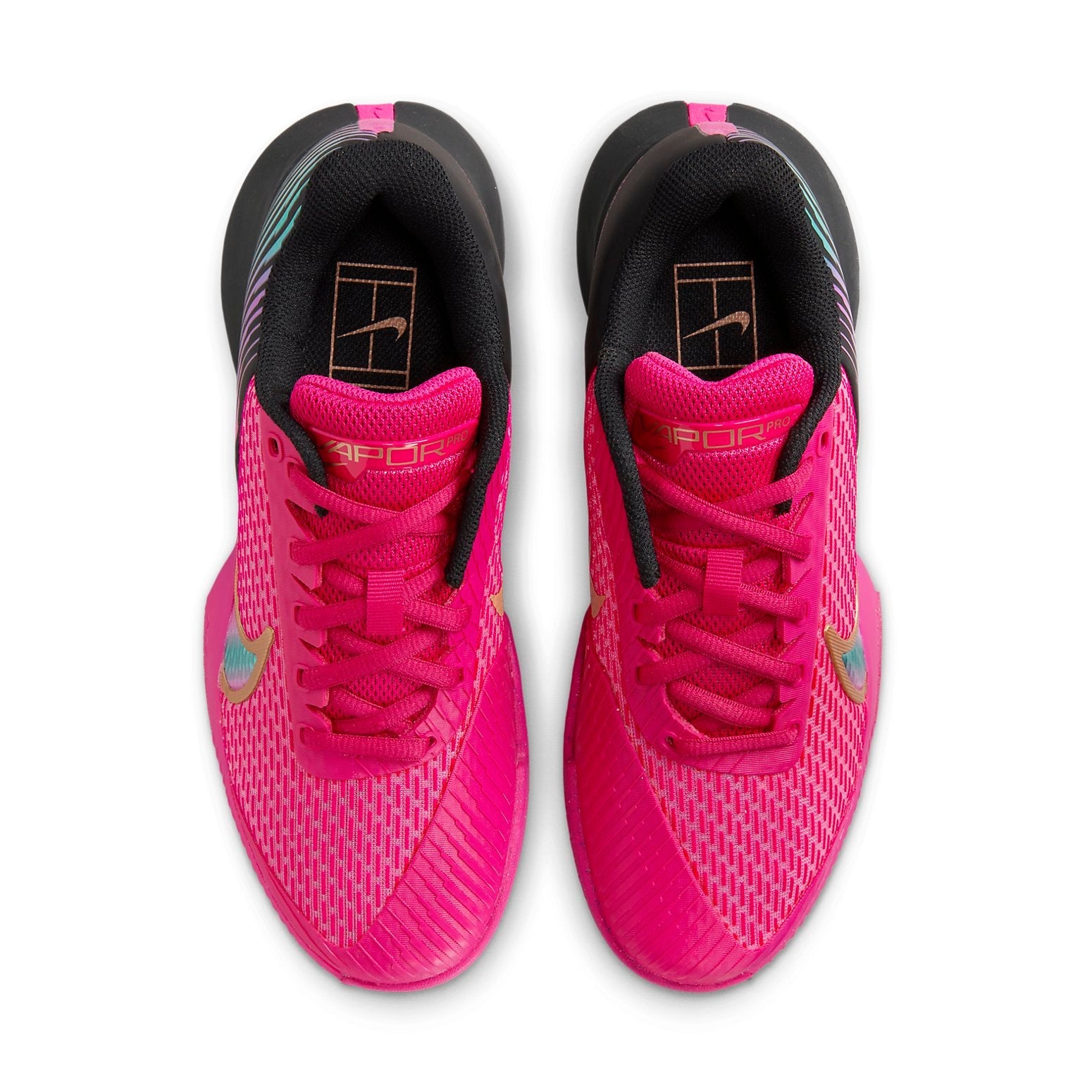 (WMNS) Nike Air Zoom Vapor Pro 2 Premium Hard Court Tennis Shoes 'Pink Black' FB7054-600