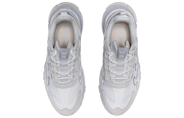 (WMNS) Li-Ning Sport Leisure 'White Grey' AGCQ384-1