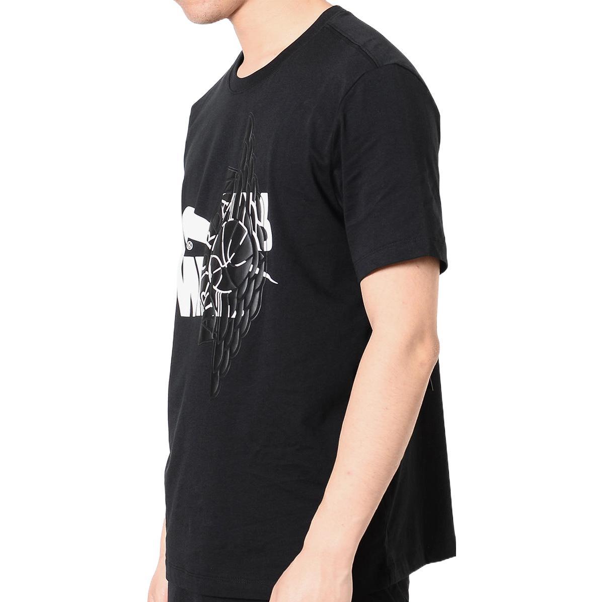 Air Jordan Futura Wings Logo Short Sleeve 'Black' AO0602-011