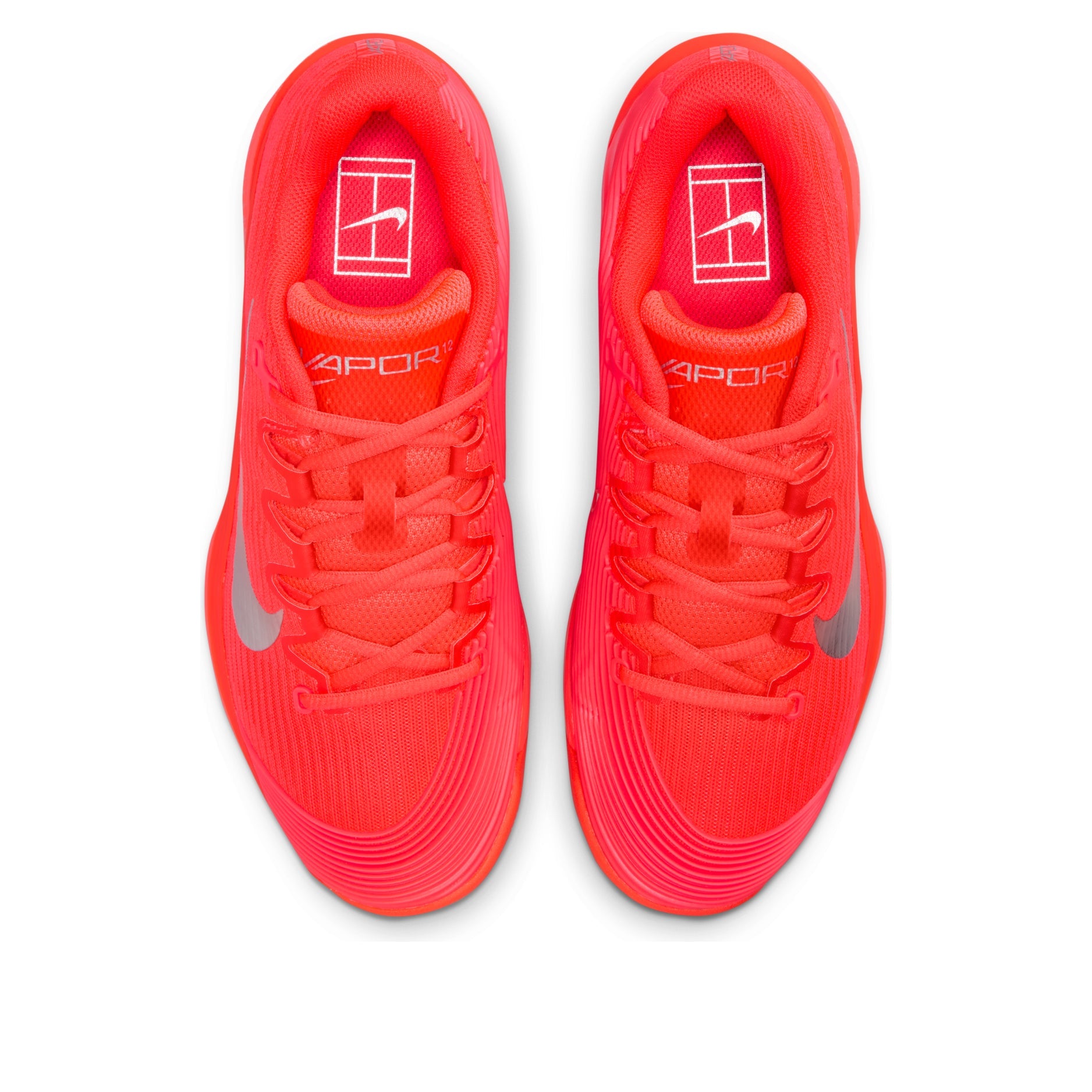 (WMNS) Nike Vapor 12 Premium 'Bright Crimson Metallic Silver' HQ2595-600