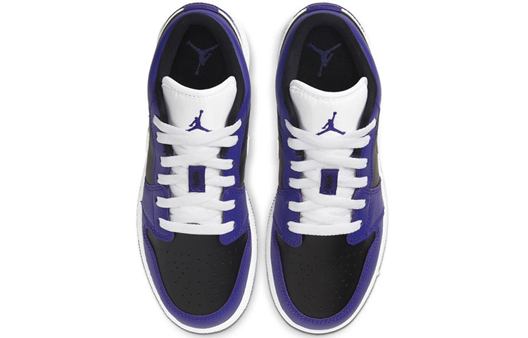 (GS) Air Jordan 1 Low 'Black Court Purple' 553560-501