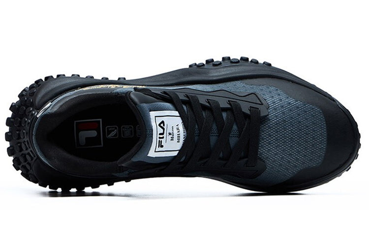 (WMNS) FILA FUSION x Mihara FM9 Sneakers 'Black Blue' T12M125207FBB