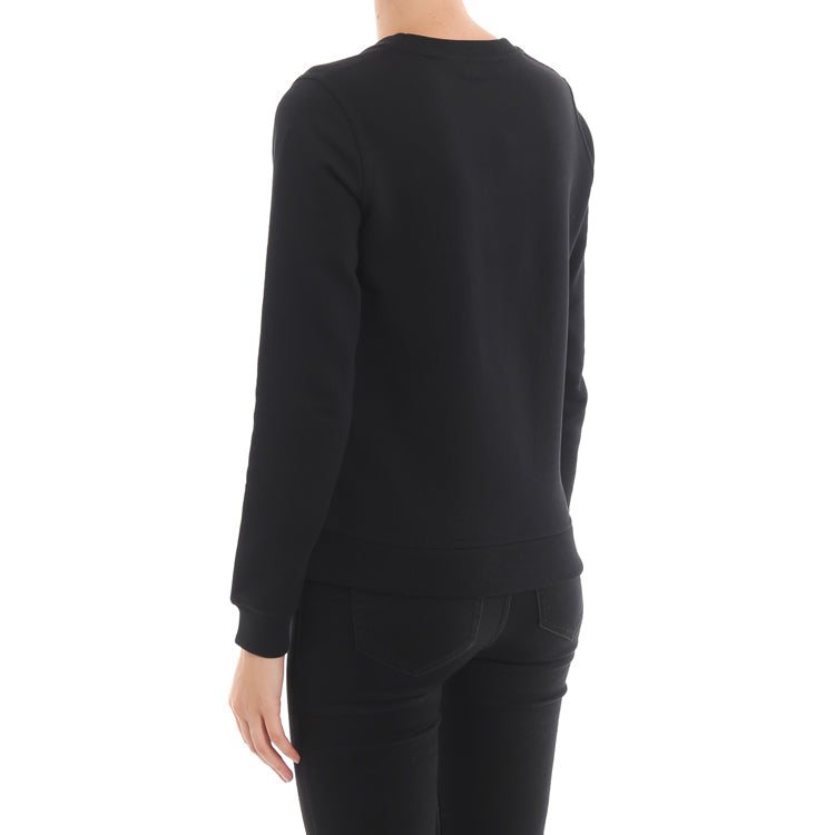 KENZO Logo Round-Neck Sweatshirt Black F96-2SW707-962-99