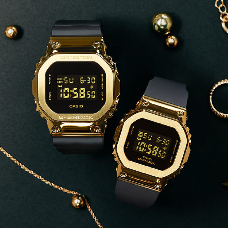 CASIO G-Shock Analog-Digital 'Black Gold' GM-S5600GB-1PR
