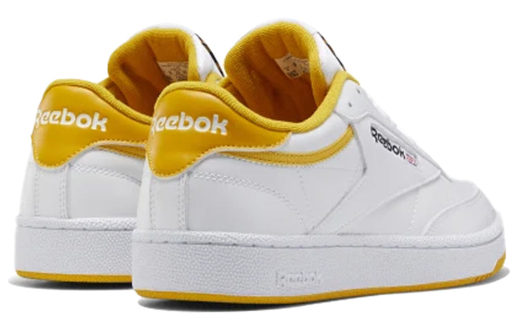 Reebok Club C 85 Running Shoes White/Yellow FX3373