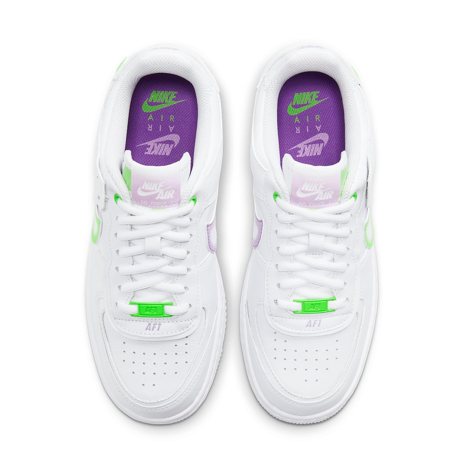 (WMNS) Nike Air Force 1 Shadow 'White Electric Green' DD9684-100