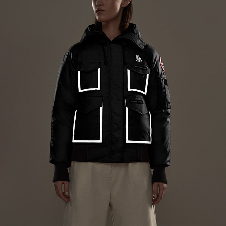 Canada Goose x OVO Chilliwack Reflective strip flyer Jackets Black 7951LOV-61