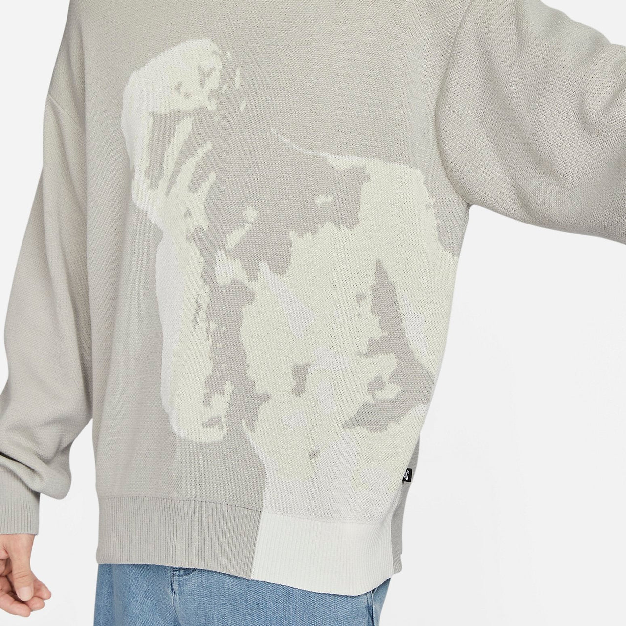 Nike SB Skateboarding Sweater 'Light Iron Ore' FN2574-072