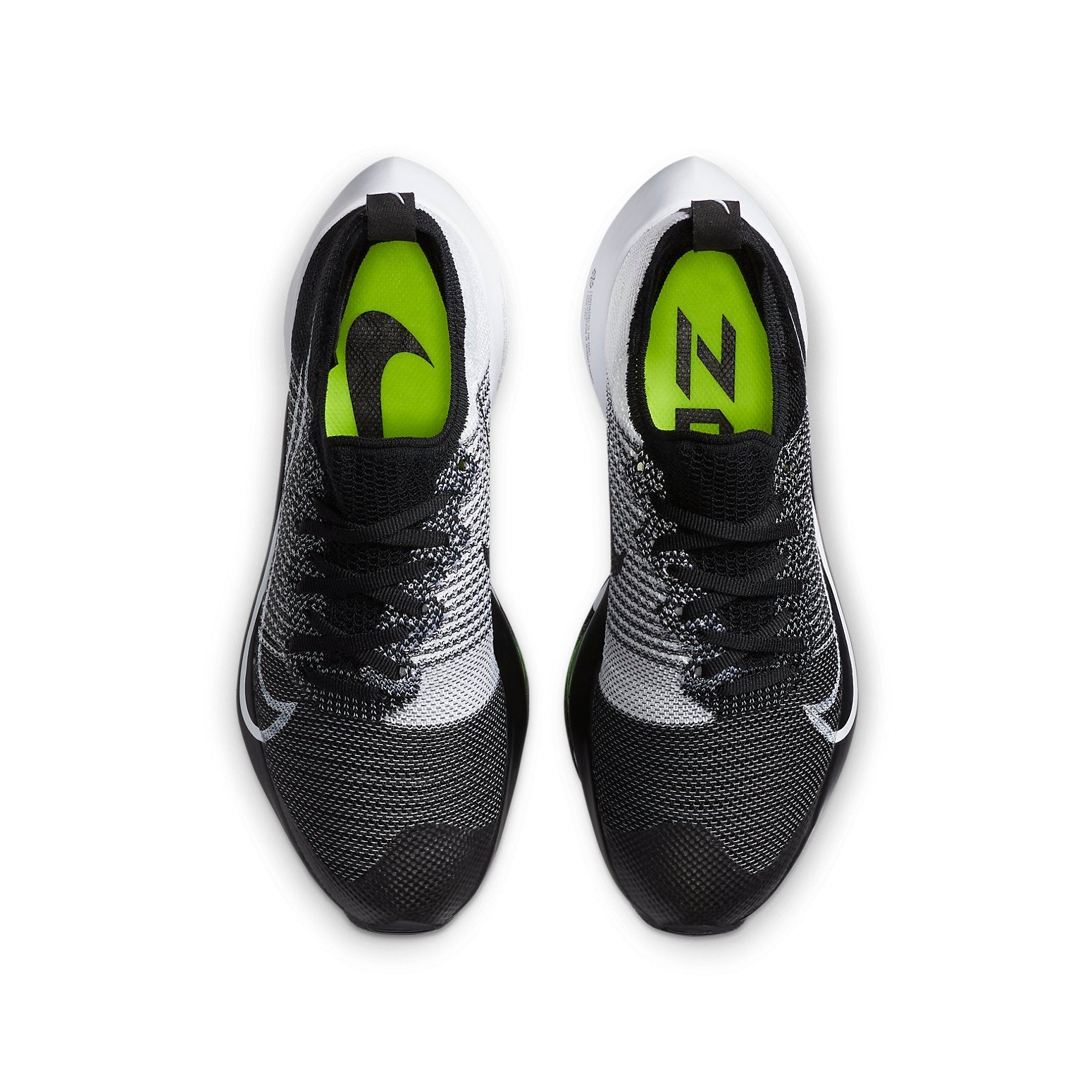 (GS) Nike Air Zoom Tempo Flyknit 'Black White Volt' CJ2102-001