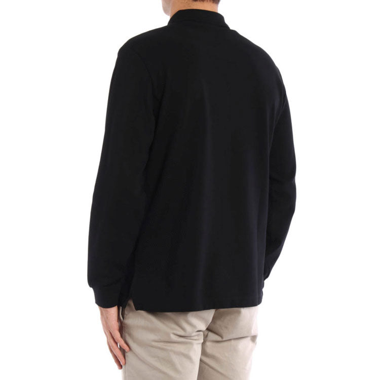 Burberry Printing Long Sleeve Polo Male Black 39821641