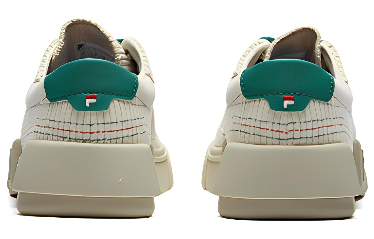 (WMNS) FILA FUSION Pop Skate Shoes 'Cream White Green' T12W218204FAA