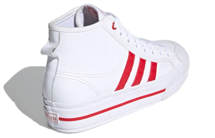 (WMNS) adidas Nizza Platform Mid 'White Red' H02971