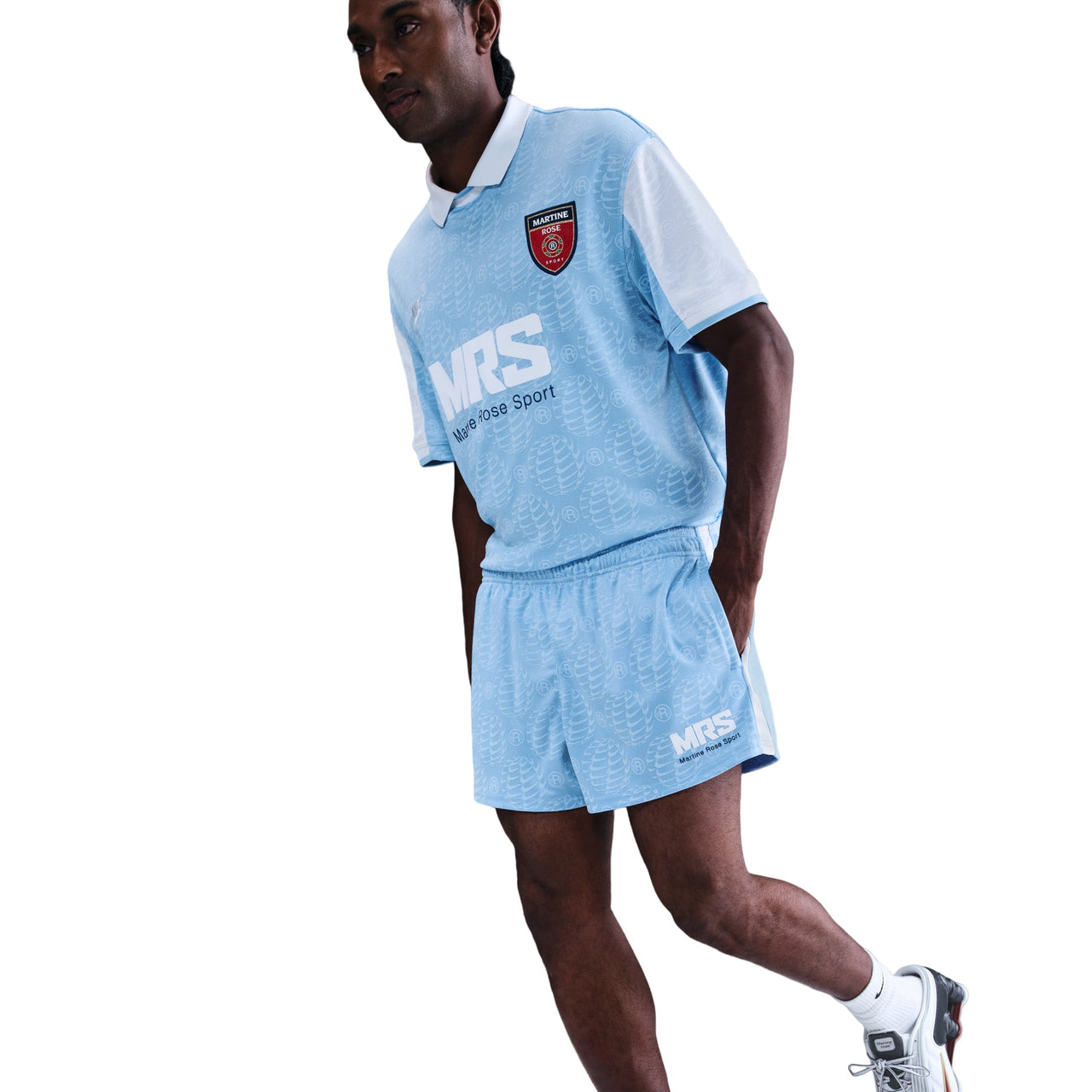 Nike x Martine Rose Football Shorts 'Light Blue' HM9025-422