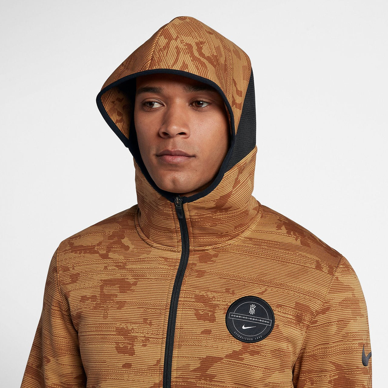 Nike Dry Showtime Kyrie Zip Hoody Jacket 'Brown' 890573-722