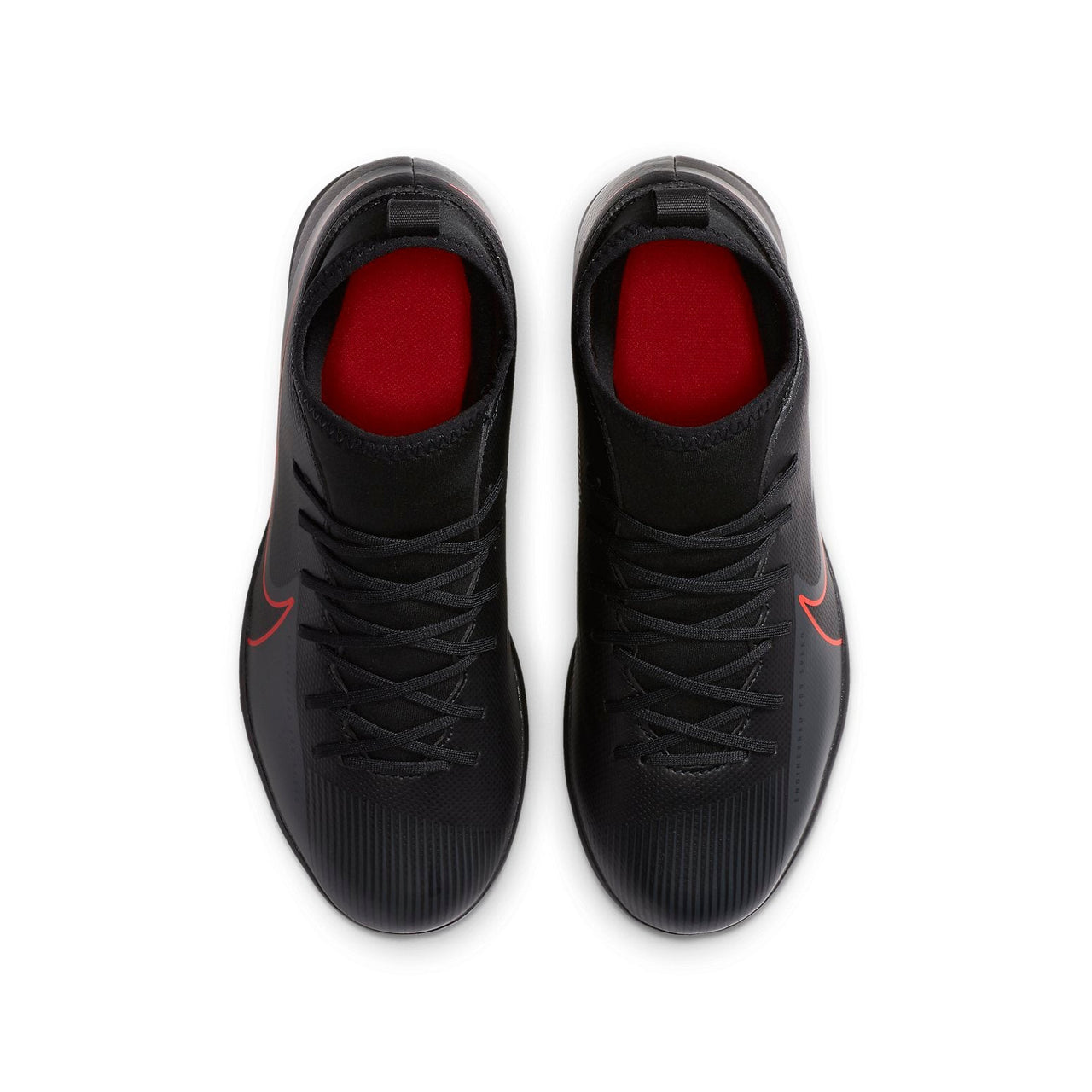(GS) Nike Jr. Mercurial Superfly 7 Club TF Turf 'Black Red' AT8156-060