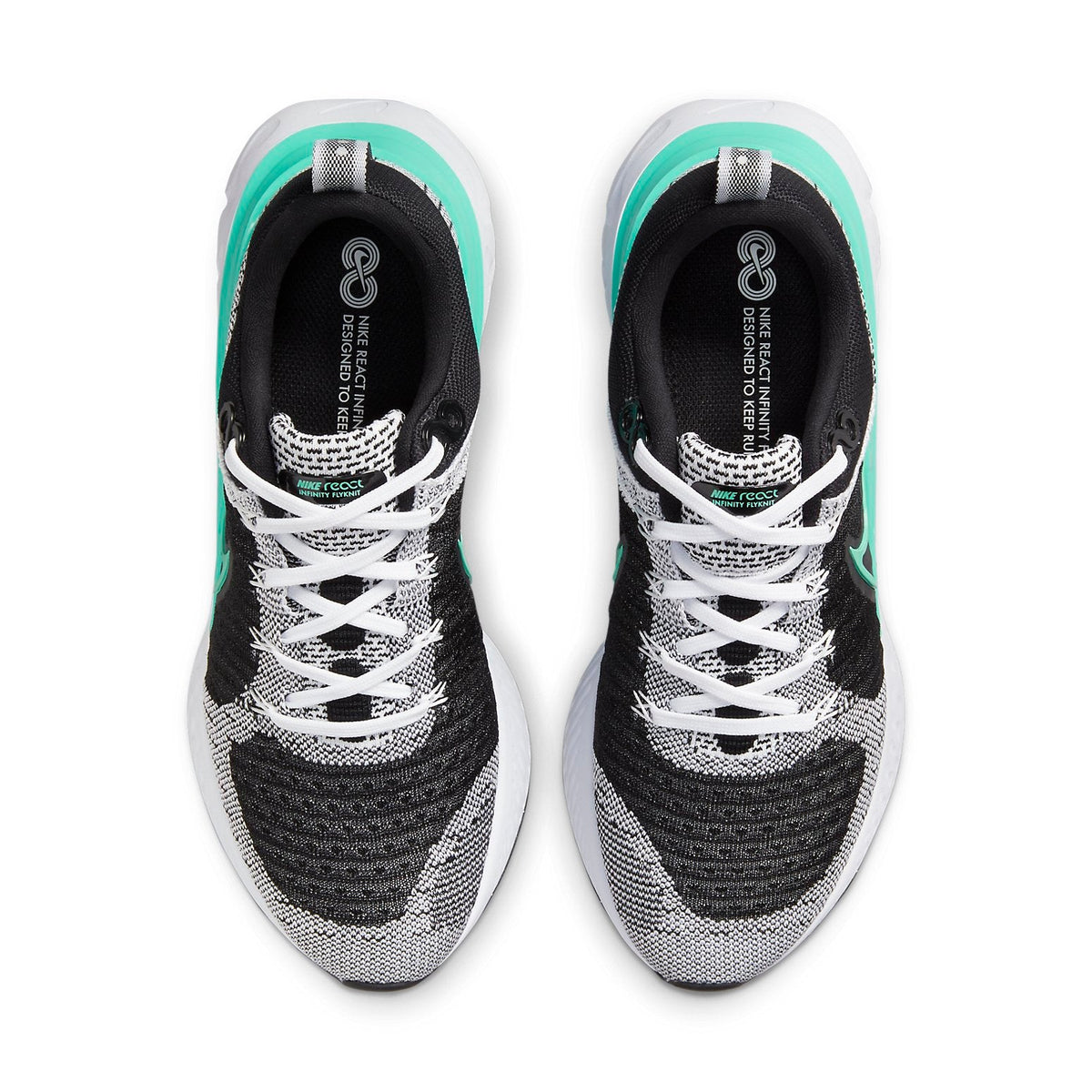 (WMNS) Nike React Infinity Run Flyknit 2 'Black Aurora Green' CT2423-103