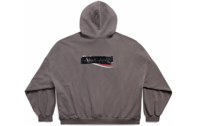 Balenciaga Gaffer Oversized Hoodie 'Grey' 713677TNVG21227