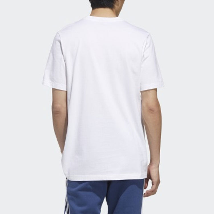 adidas originals Cts Slogan Tee Sports Short Sleeve White GP4297