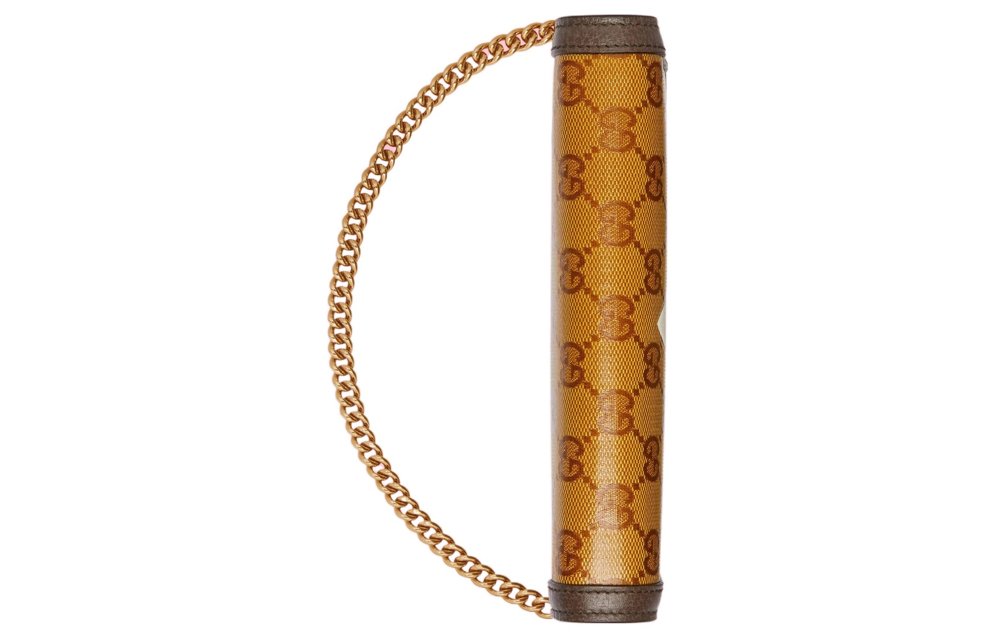 (WMNS) Gucci x adidas SS22 Chain Logo Crossbody Bag 'Yellow Brown' 621892-UVSCG-7267