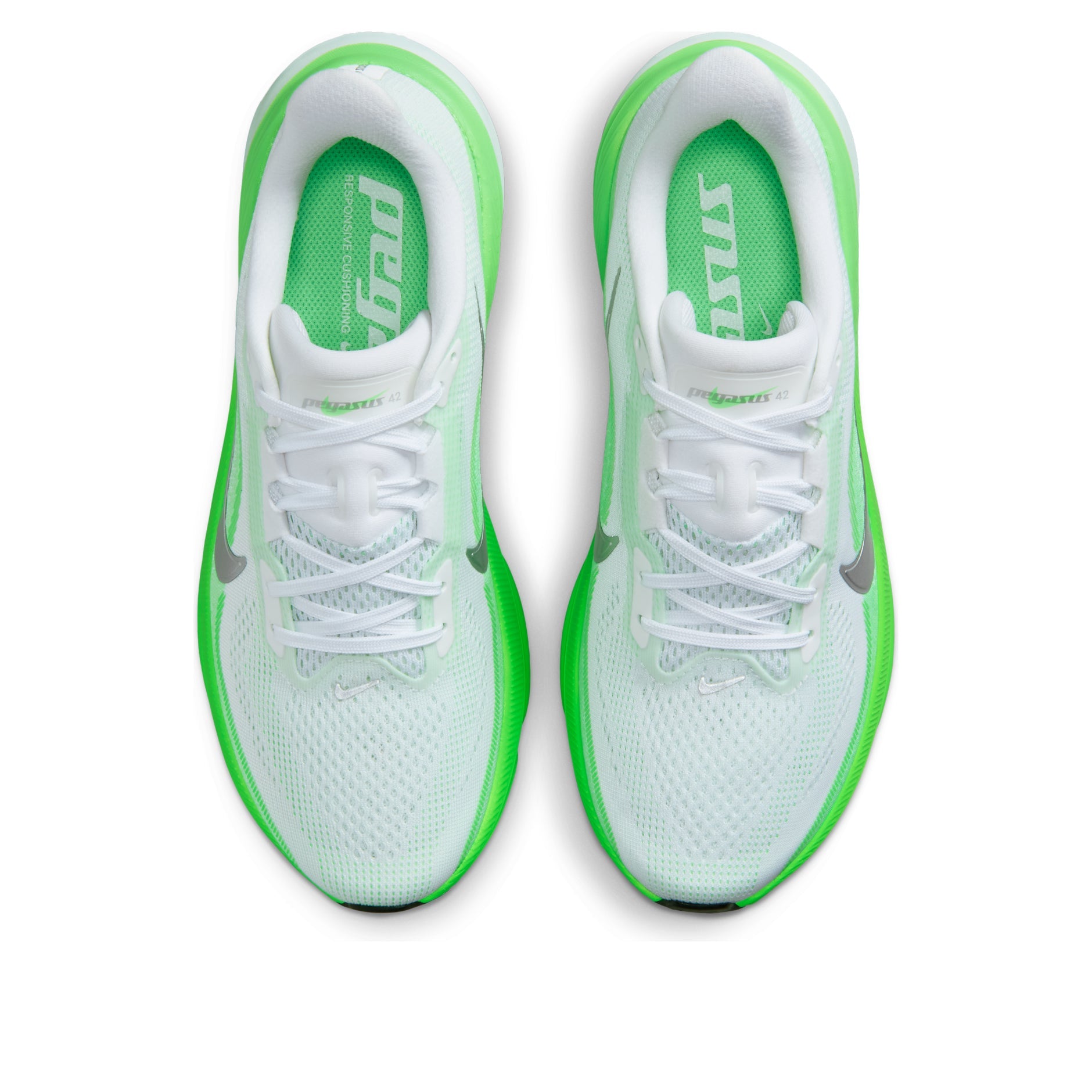 (WMNS) Nike Air Zoom Pegasus 42 'White Green Strike' IB1881-101