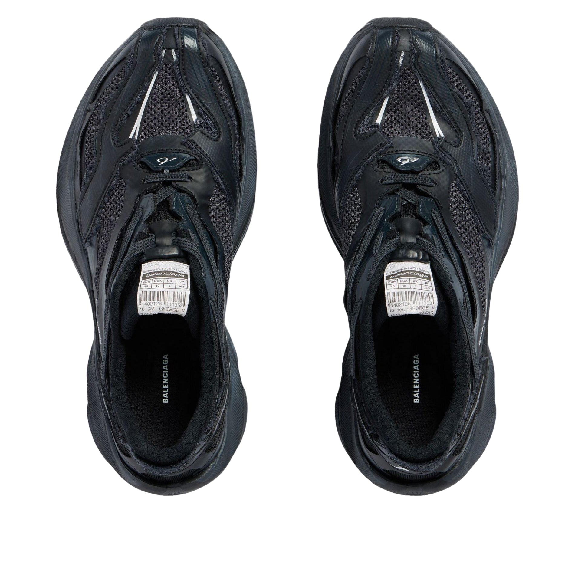 (WMNS) Balenciaga Jet Sneaker 'Black' 872640WMRTN1000