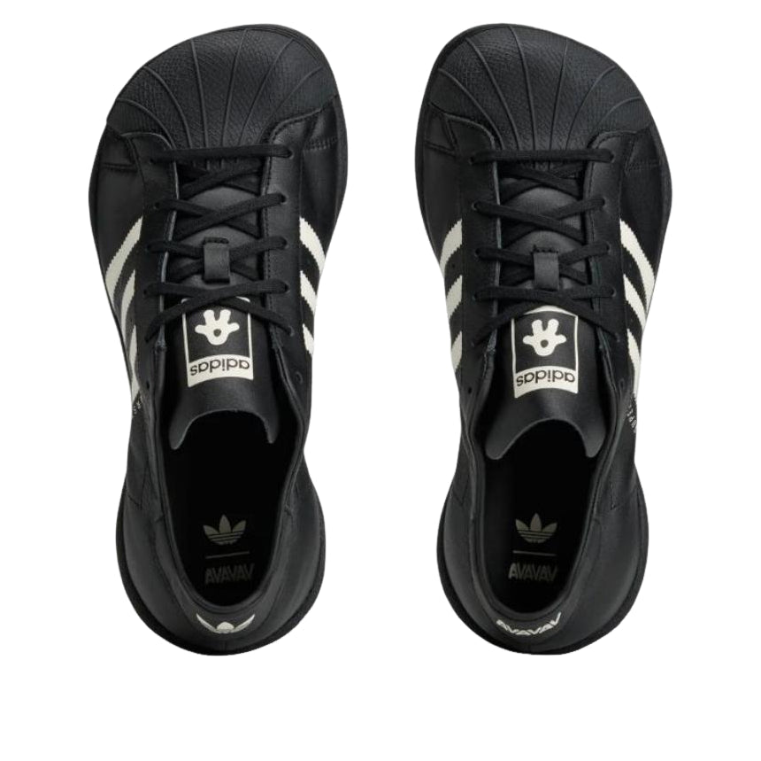 (WMNS) adidas SST by AVAVAV 'Core Black Mist Stone Off White' KI0733
