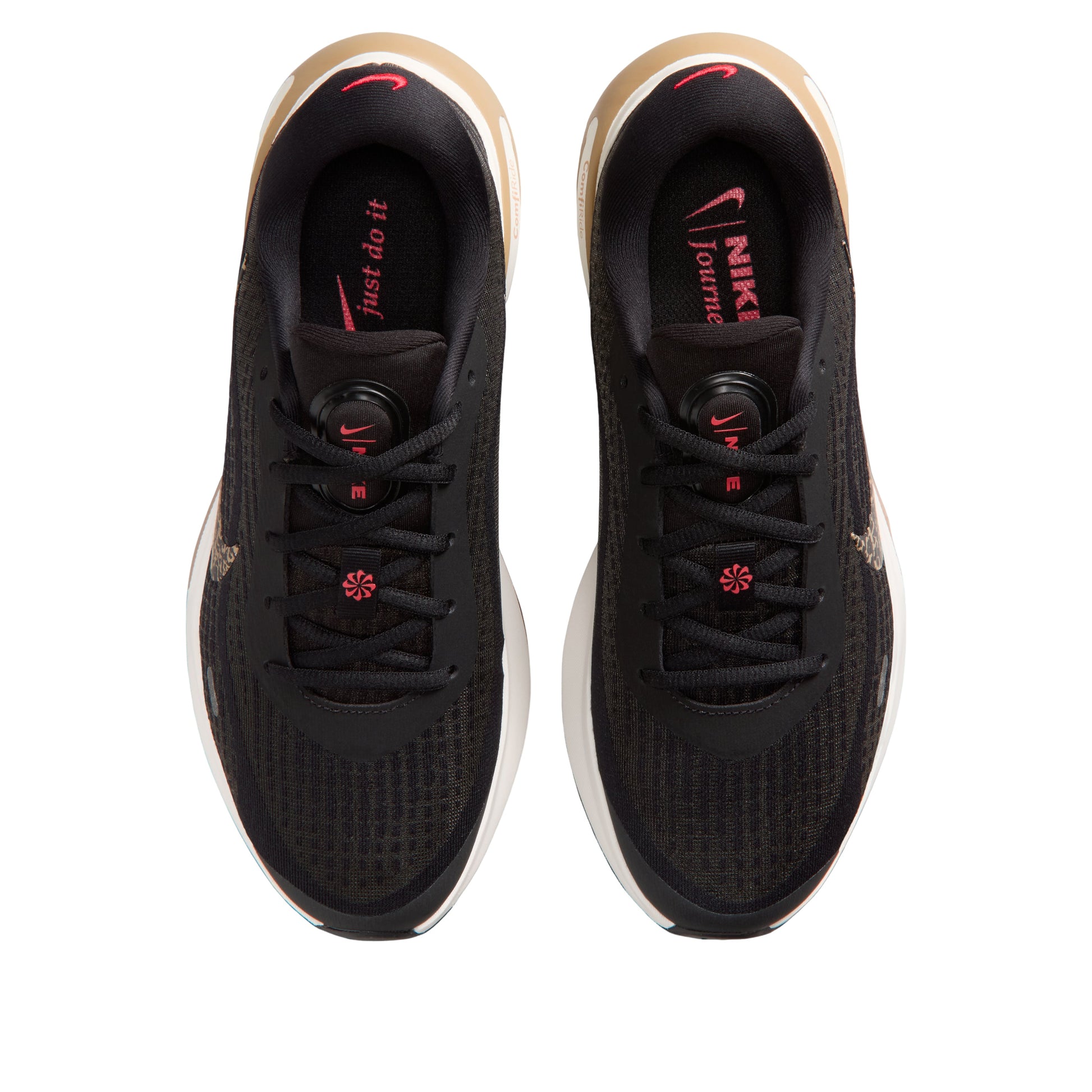 (WMNS) Nike Journey Run 'Black Fusion Red Sail' IR0211-001