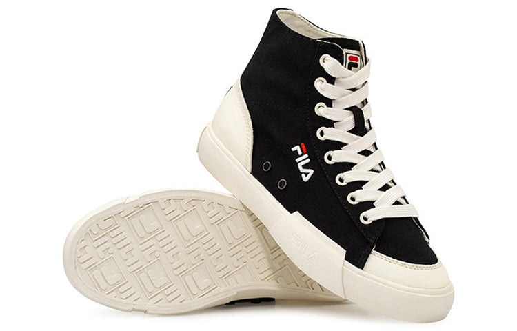 Fila Block High High Top Canvas Sneakers Black/White T12M034404FBK