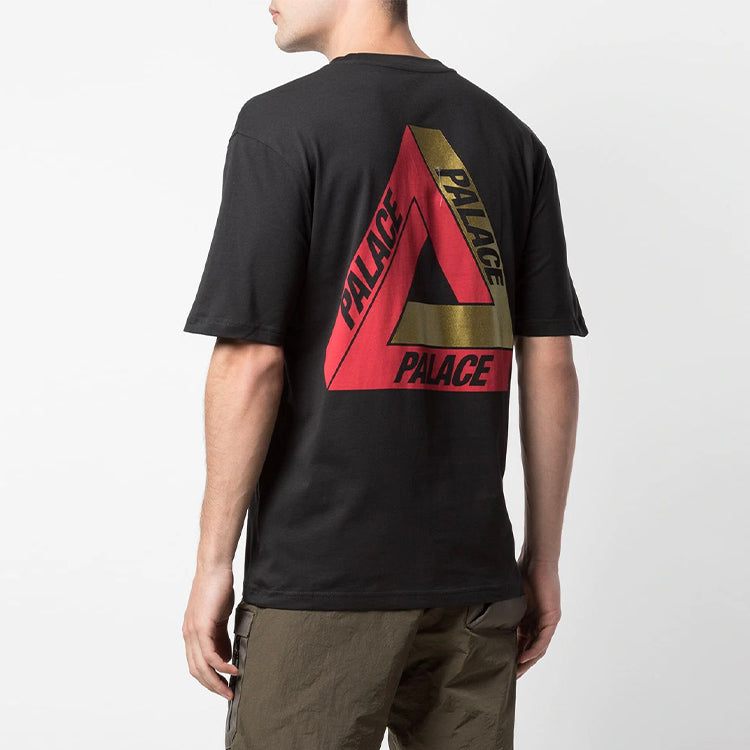 Men's PALACE Chi-ferg Tee Shanghai limited Chi-Ferg Pattern Printing Short Sleeve Black P17TS161