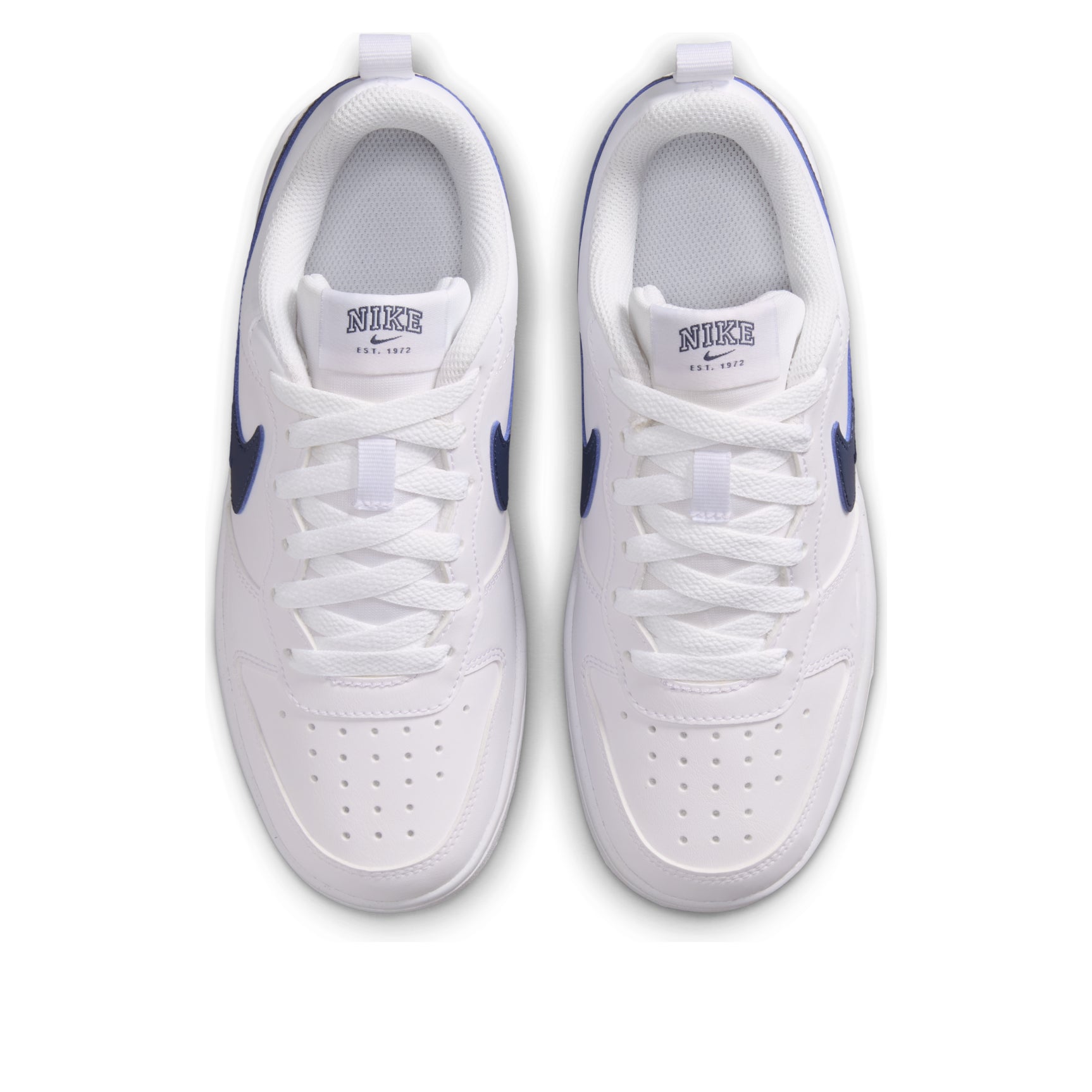 (GS) Nike Court Borough Low 'White Midnight Navy' IV5964-100