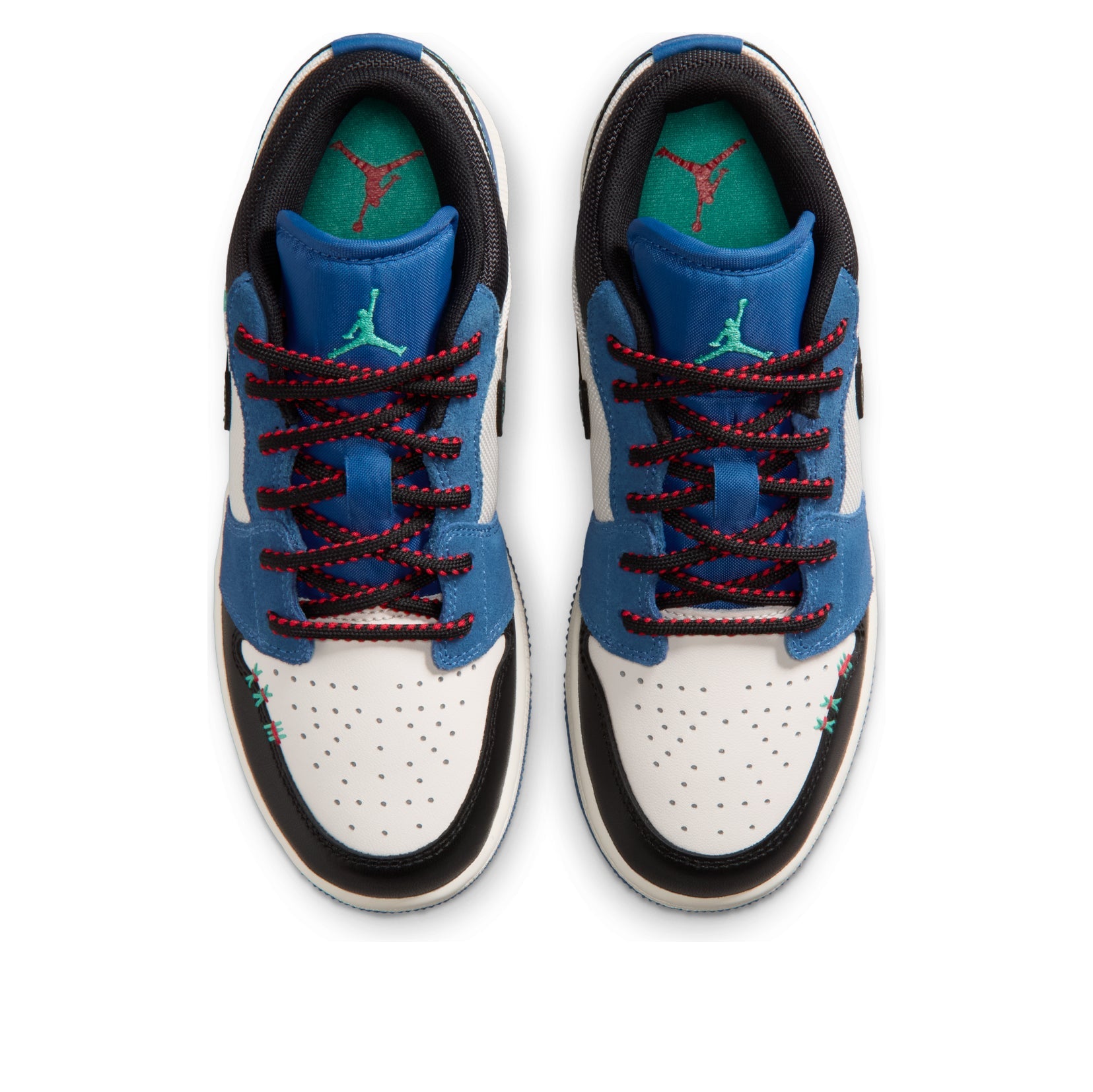 (GS) Air Jordan 1 Low SE 'True Blue Red Kinetic Green' IO2062-400