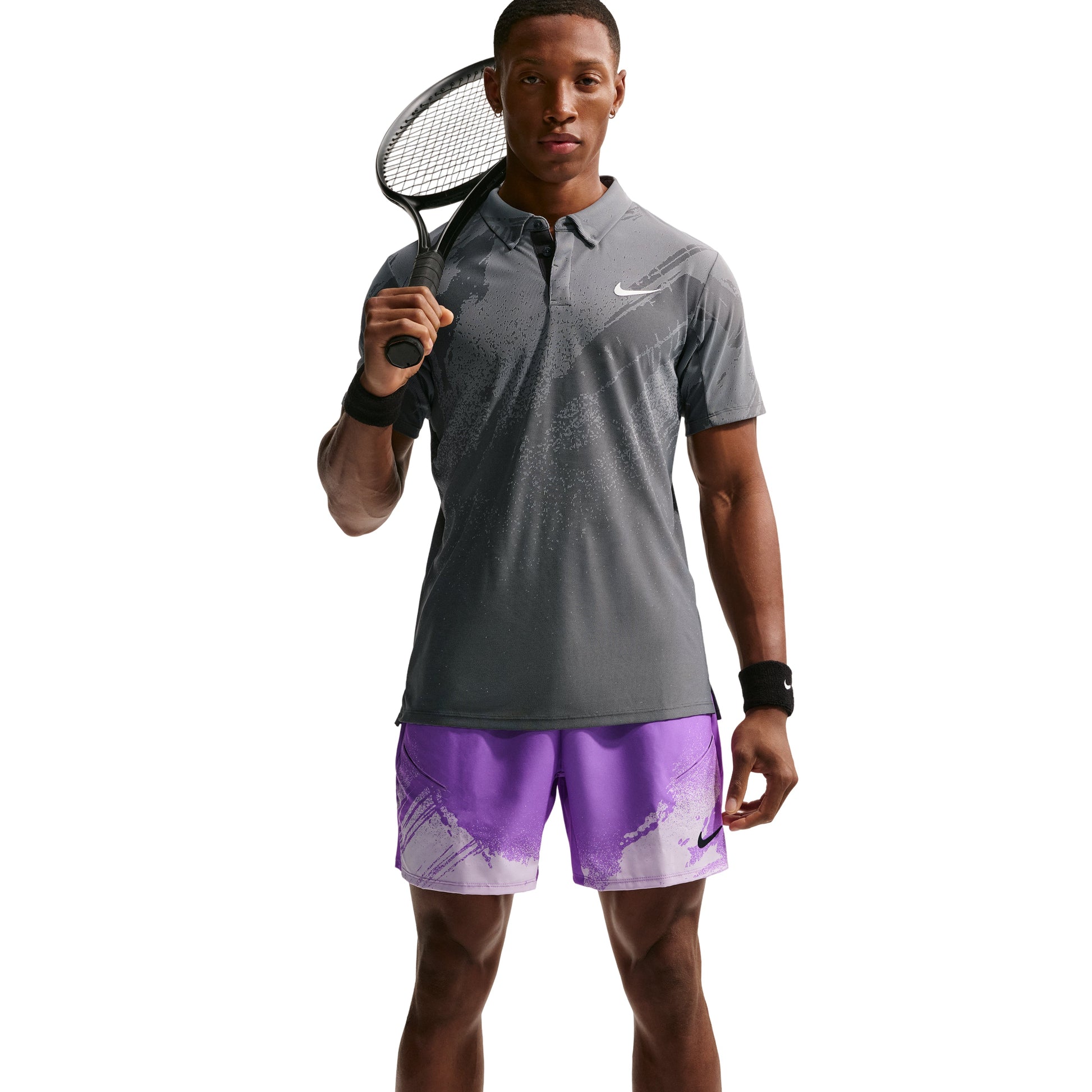 Nike Court Slam Dri-FIT Shorts 'Bright Violet Violet Mist Black' IF1560-522