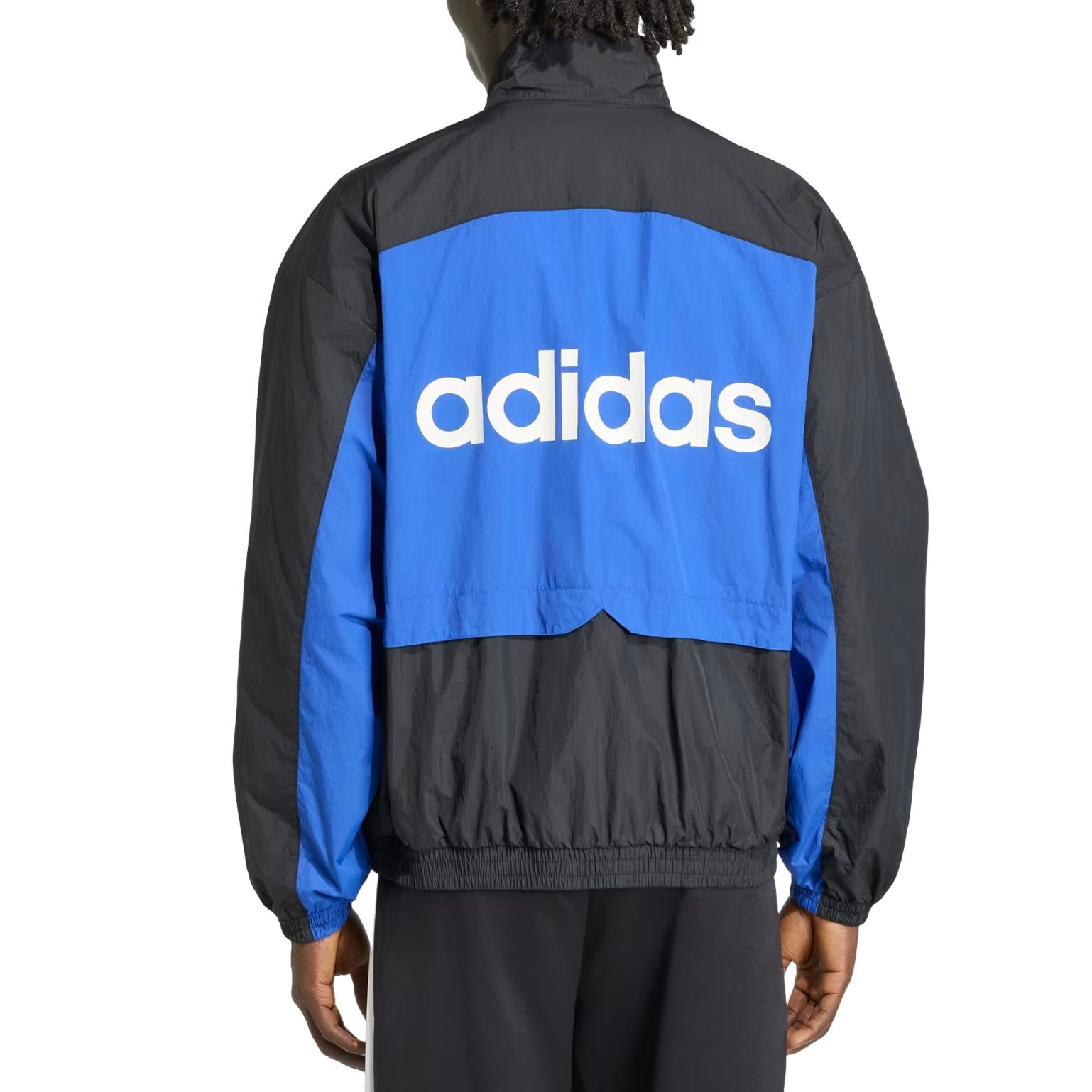 adidas Munich 93 Track Jacket Asia Sizing 'Black Royal Blue' KR7281