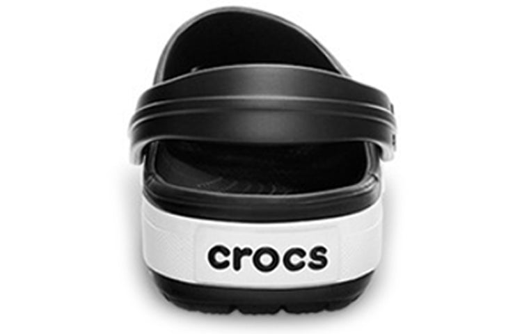 Crocs Crocband Beach Sandals Unisex Black White 11989-060