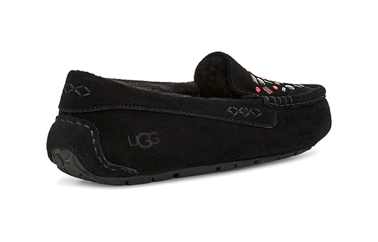 (WMNS) UGG Ansley Stud 2 (Rivets) Slip on Black 1119100-BLK