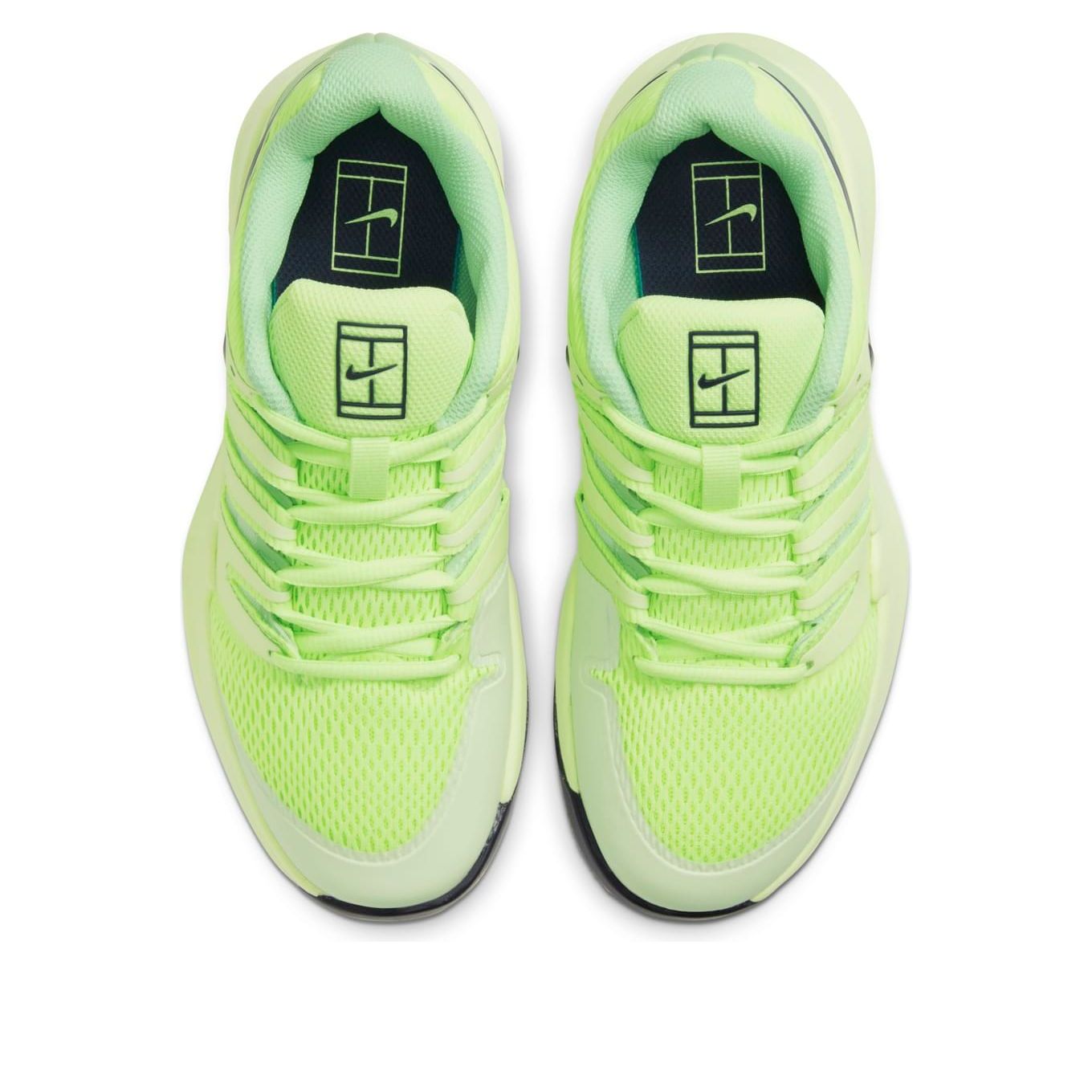 (GS) Nike Court Jr. Vapor X 'Black Green' AR8851-302