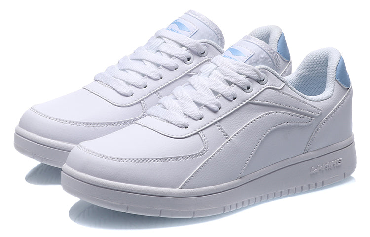 (WMNS) Li-Ning Classic Skateboarding Low 'White Blue' AGCP422-4