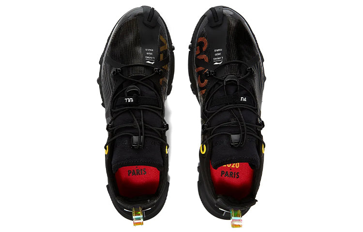 (WMNS) Li-Ning WuXing 1 GTX Paris Fashion Week 'Black Yellow' AGBQ106-1