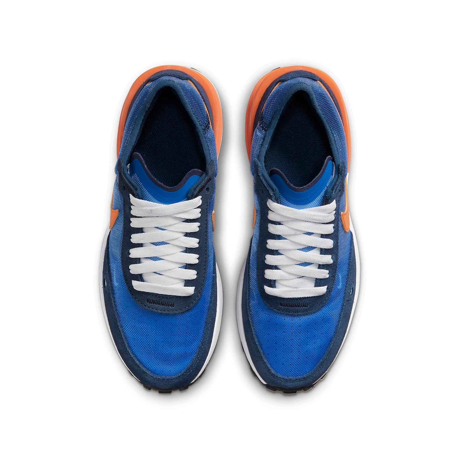 (GS) Nike Waffle One Athleisure Casual Sports Shoe Blue Orange DC0481-402