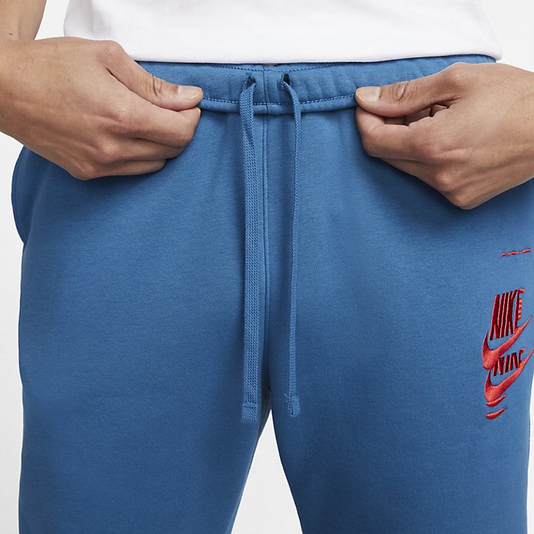 Nike Sportswear Sport Essentials+ Sweatpants 'Marine Blue Crimson' DM6871-407