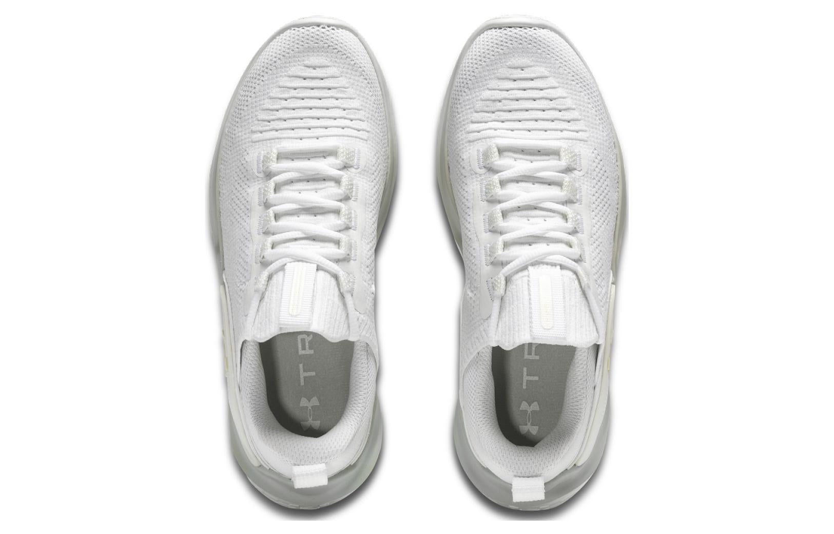 (WMNS) Under Armour Flow Dynamic 'White Metallic Gold' 3026107-106