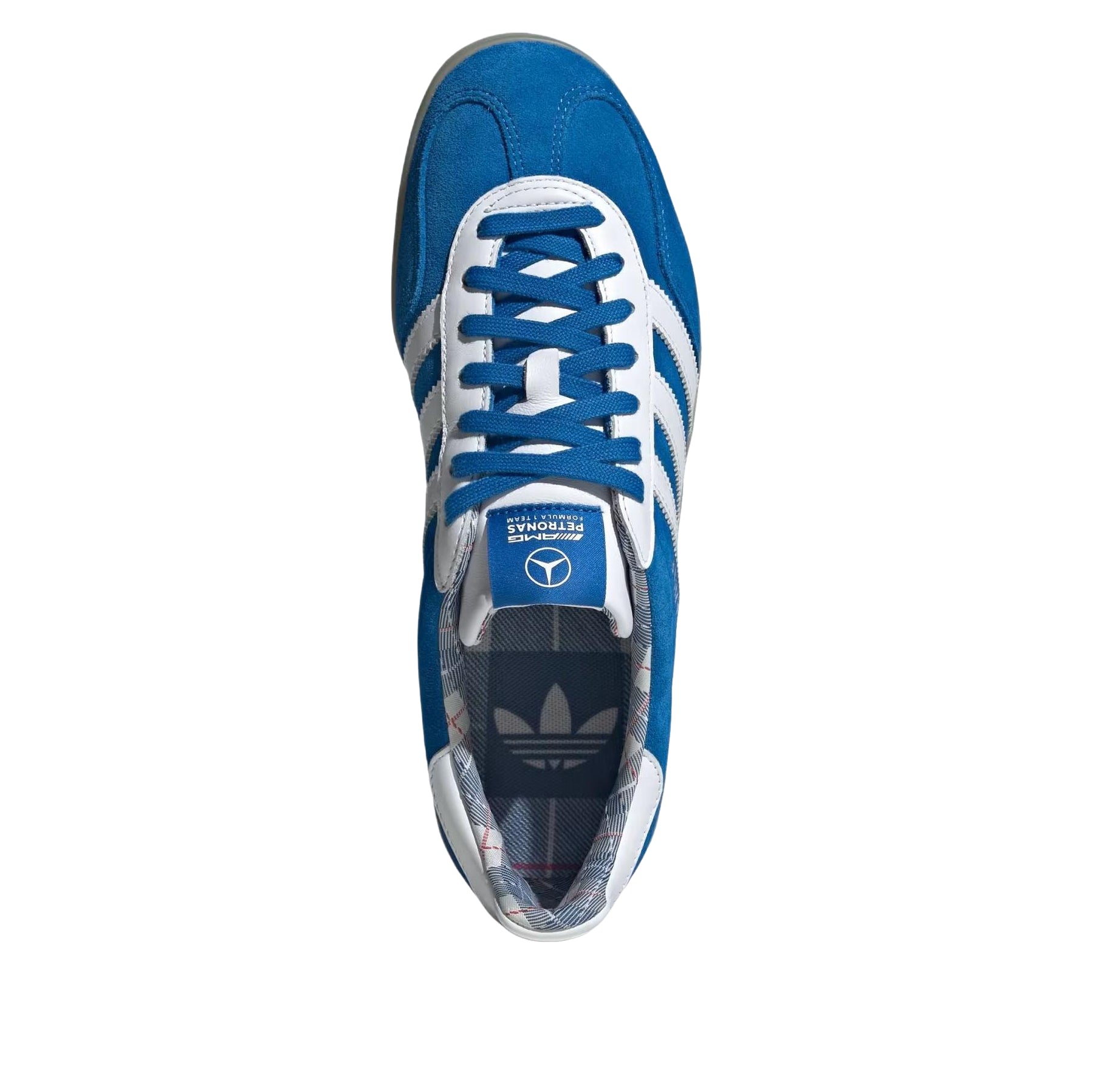 adidas Mercedes x Gazelle Indoor AMG Petronas F1 Team 'Blue Bird White Gum' KJ3264