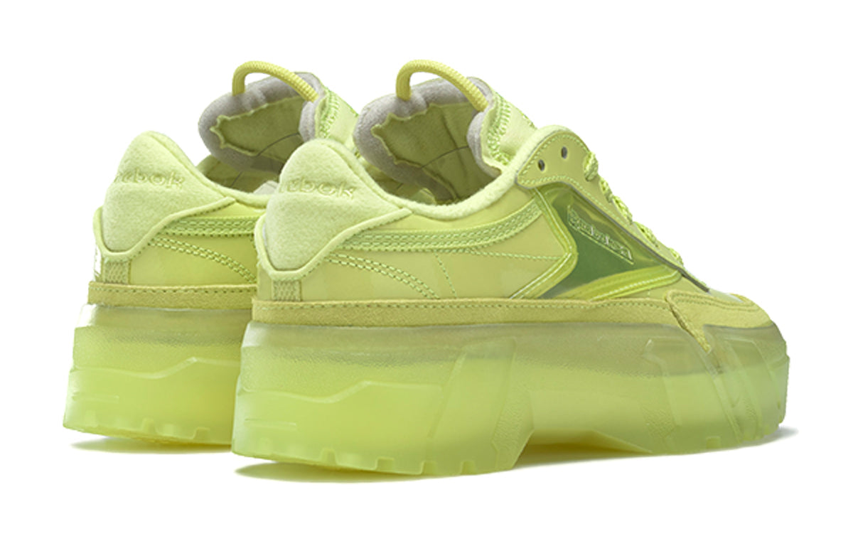 (GS) Reebok Cardi B x Club C J 'High Vis Green' H02528