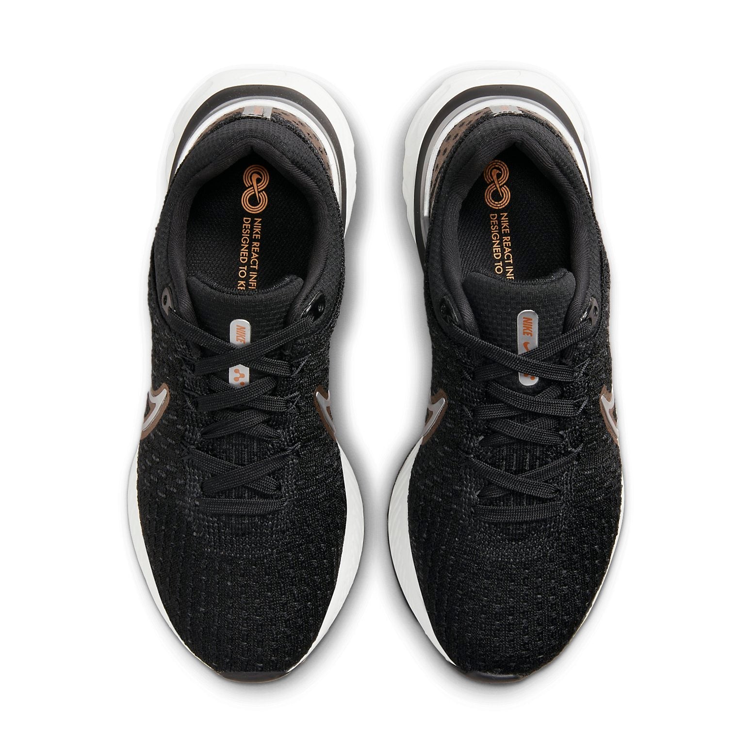(WMNS) Nike React Infinity Run Flyknit 3 'Black Metallic Copper' DD3024-009