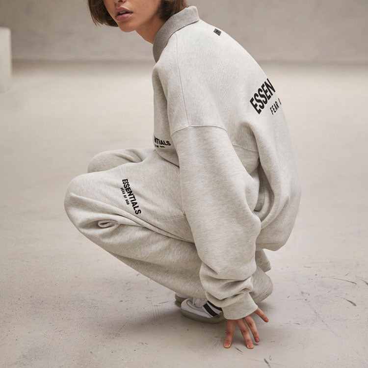 Fear of God Essentials SS22 Crewneck 'Light Oatmeal' FOG-SS22-416