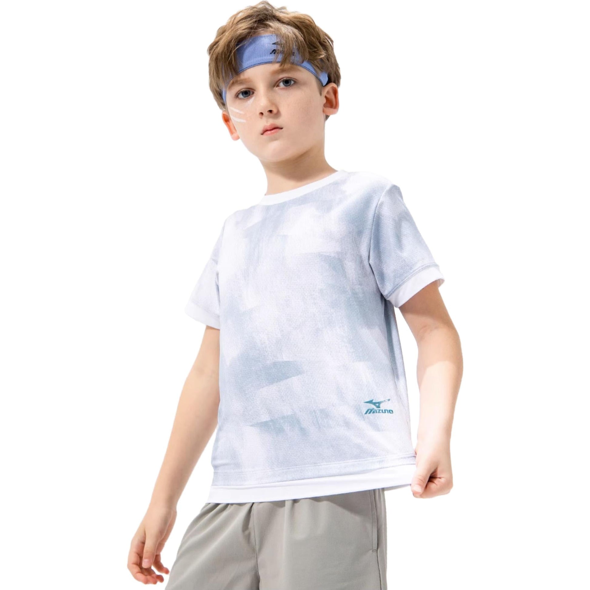 (GS) Mizuno Sportswear T-shirt 'Grey' T1242
