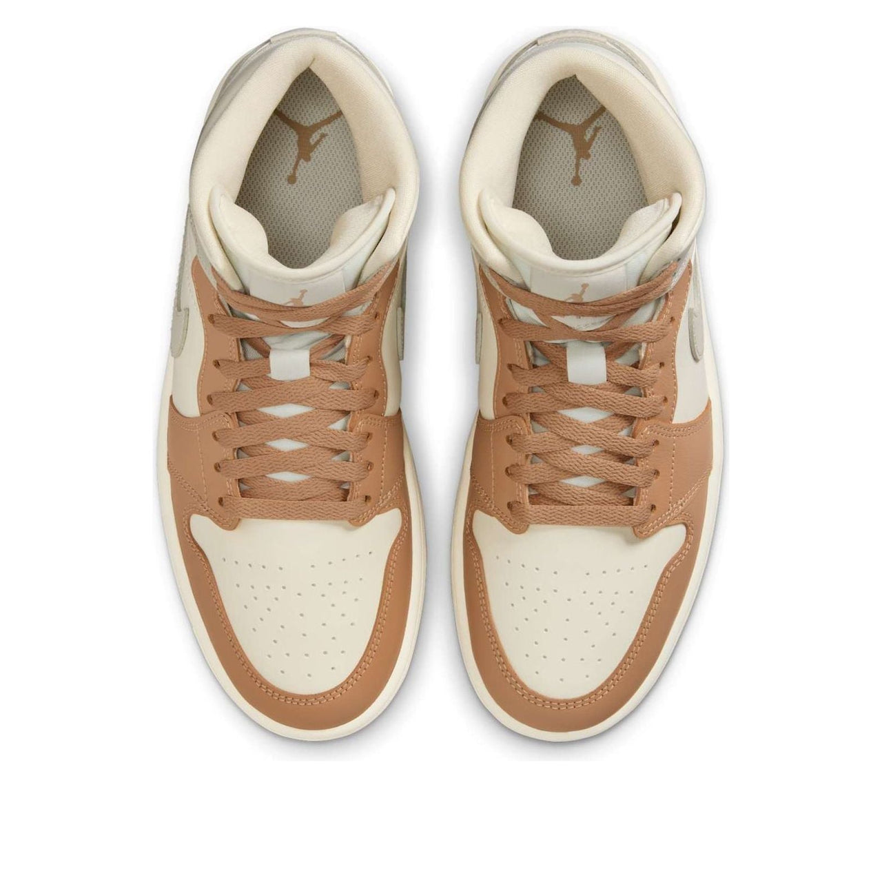 (WMNS) Air Jordan 1 Mid 'Pale Ivory' BQ6472-118