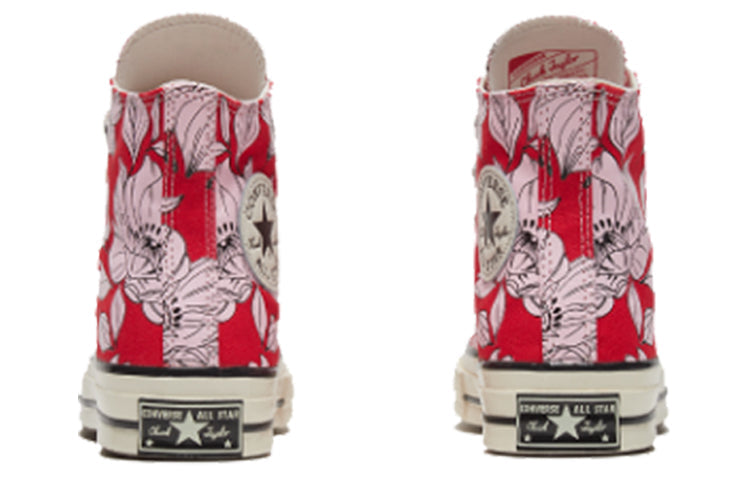(WMNS) Converse Chuck 70 High 'Vintage Floral - University Red' 568373C