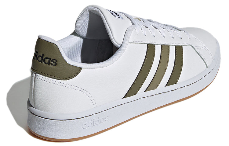 adidas neo Grand Court 'White Army Green' H02064